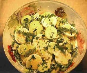 салат со сметаной